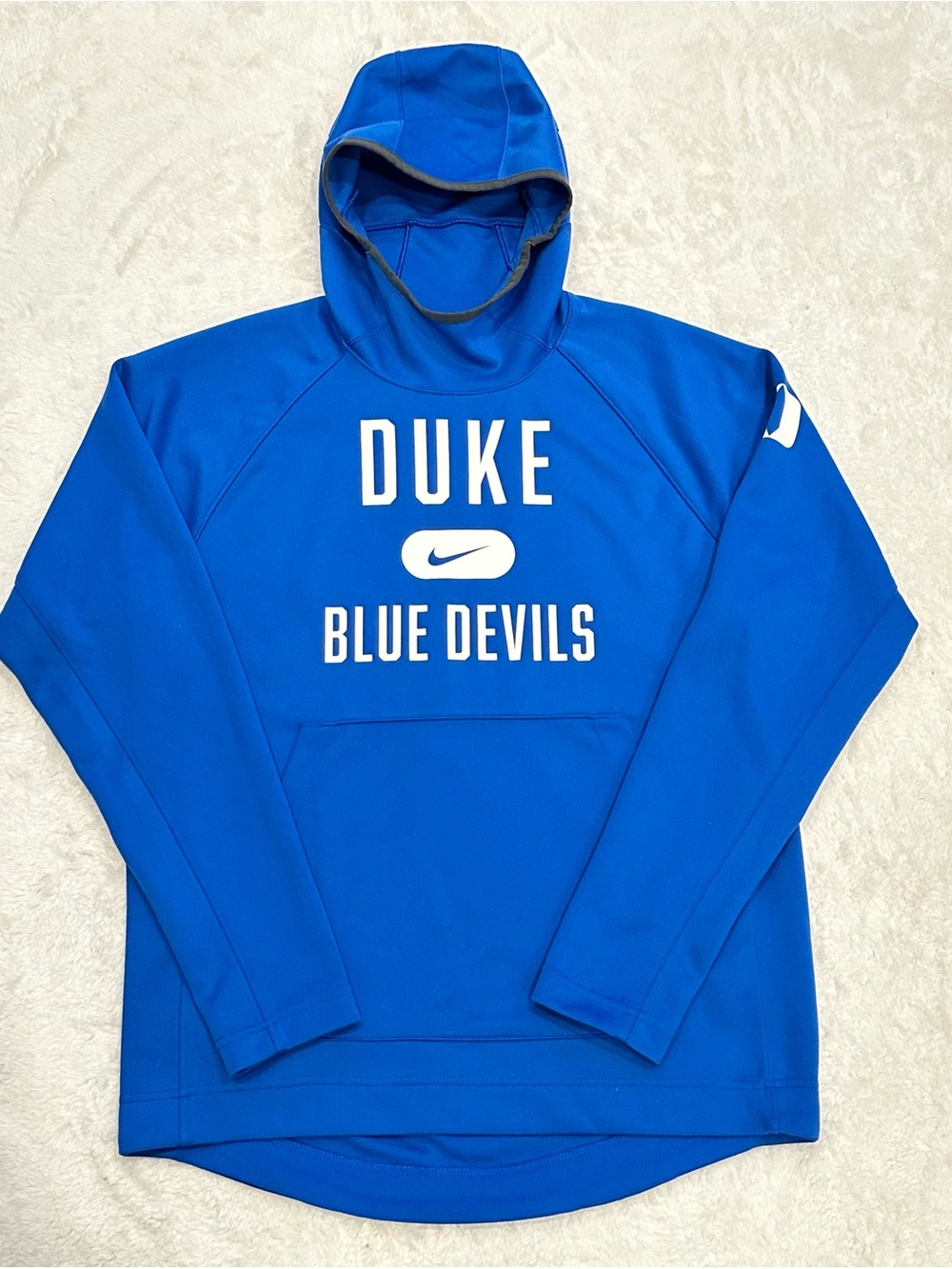 Nike Duke Blue Devils Basketball Dri-FIT Spotlight Hoodie Men's Medium Blue